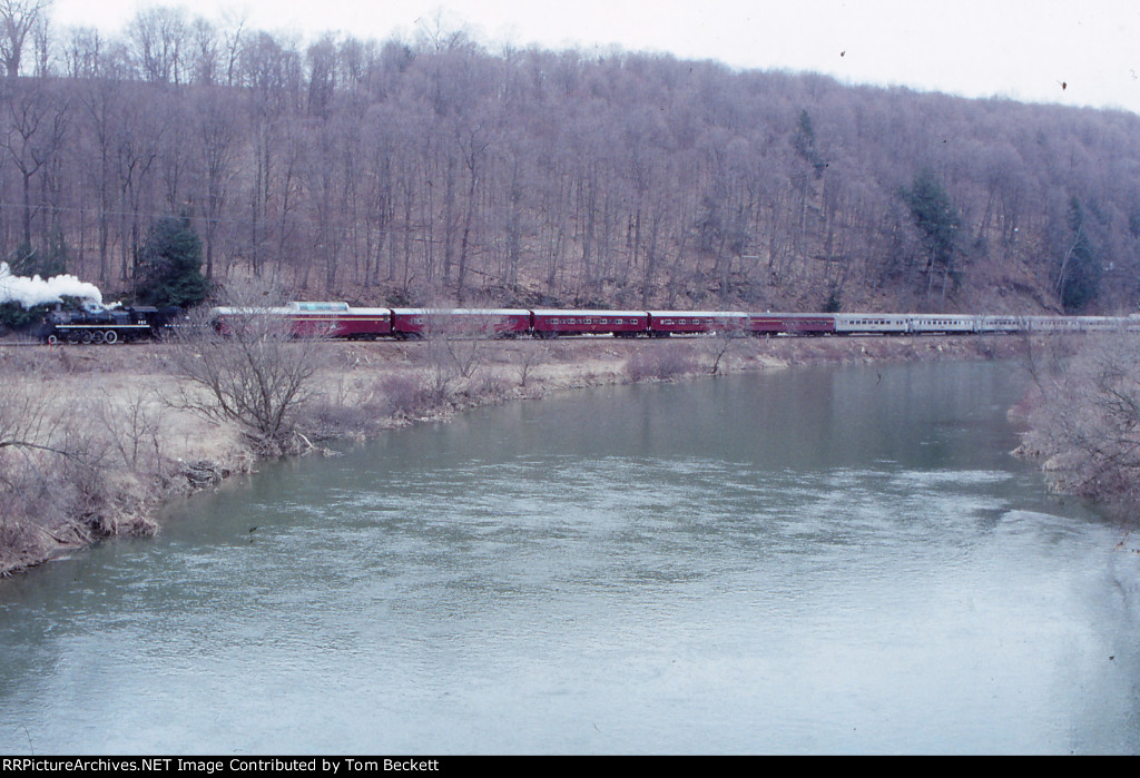 Backing along the river